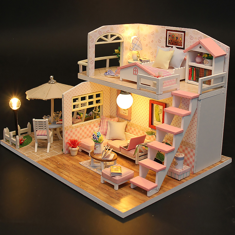 Miniature Led Light Kit For Dollhouse - Puzzle 3D zestaw modeli do budowania