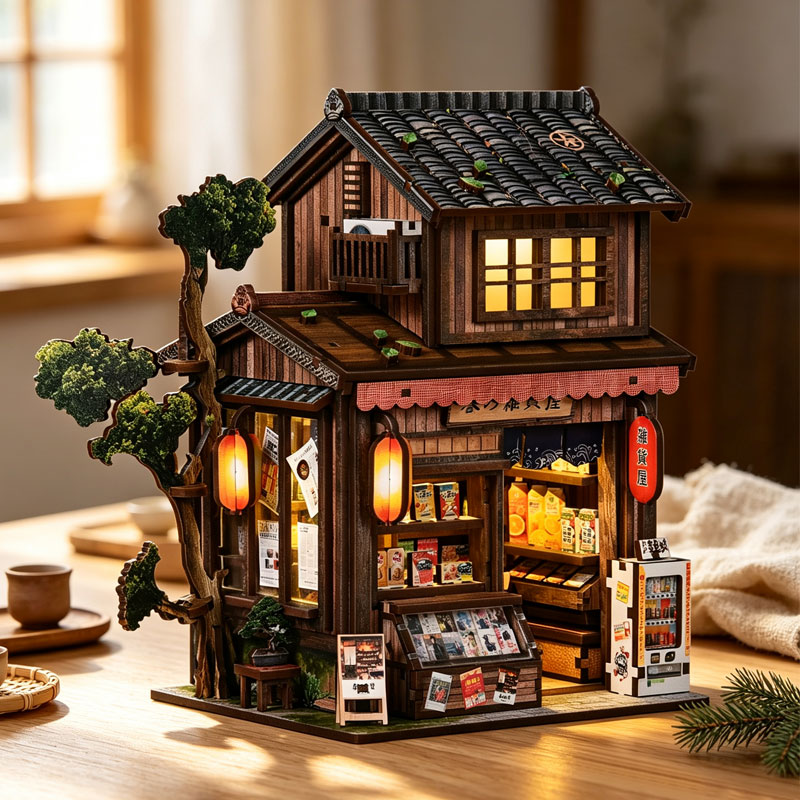 Miniature Led Light Kit For Dollhouse - Zestaw do samodzielnego wykonania miniaturowego domku,
