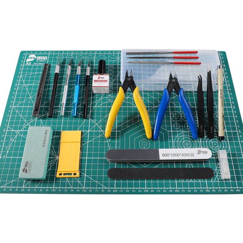 Modeling Tool Kit Tweezers Hobby Knife - Zestaw narzędzi do budowy modeli Gundam