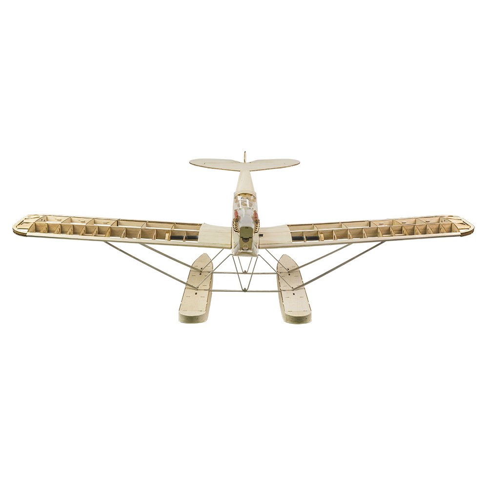 Laser Cut Wooden Model Kit Assembly - Zestaw łodzi powietrznej RC z balsy