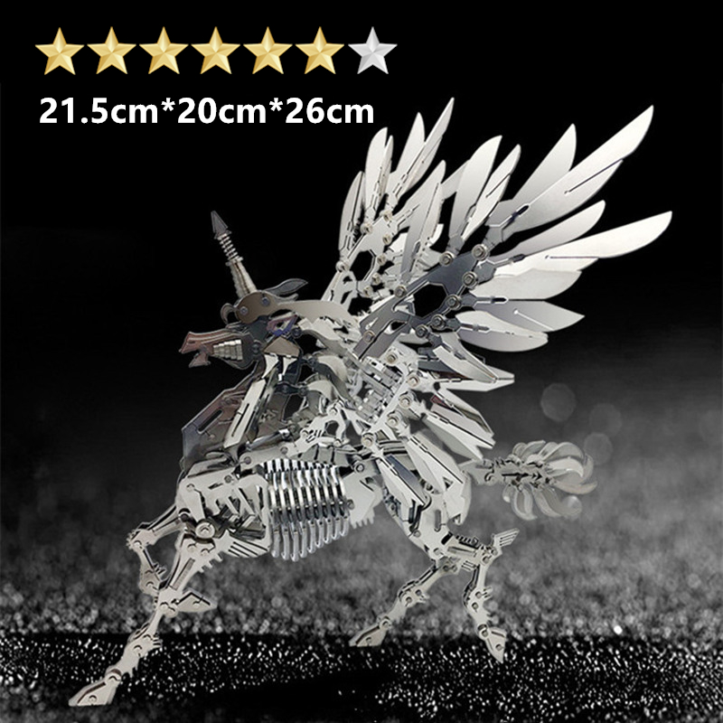 Metal 3D Puzzle Stainless Model Kit - Metalowe puzzle 3D dla dzieci i