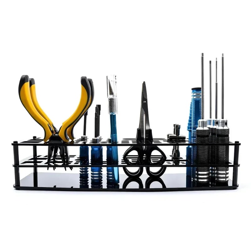 Modeling Tool Kit Tweezers Hobby Knife - Organizer na biurko do przechowywania narzędzi,