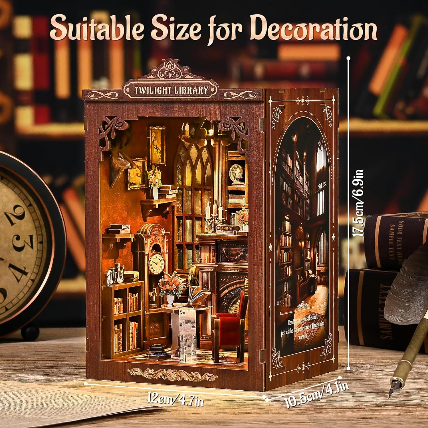 Zestaw DIY do stworzenia minia – Diy Miniature Dollhouse Kit Book Nook recenzja i cena