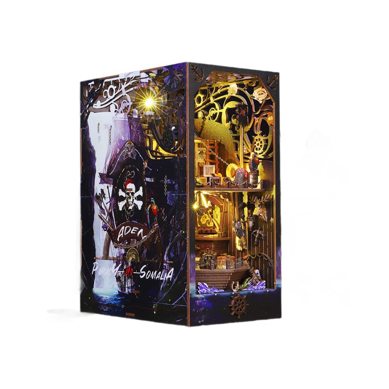 2014 DIY książka kącik domek d – Diy Miniature Dollhouse Kit Book Nook recenzja i cena