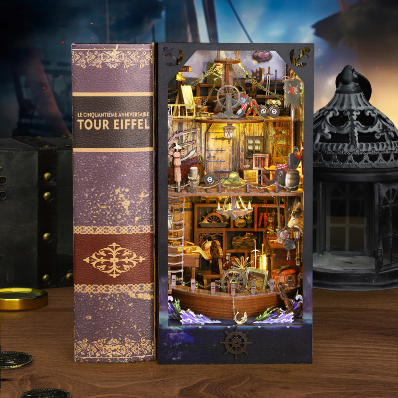 2014 DIY książka kącik domek d – Diy Miniature Dollhouse Kit Book Nook recenzja i cena