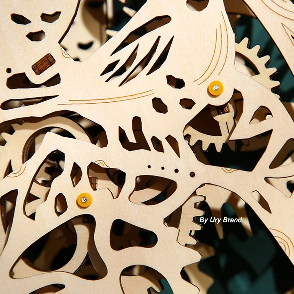 Zestaw DIY Drewniany Puzzle 3D – Wooden Clock Puzzle Mechanical Pendulum recenzja i cena