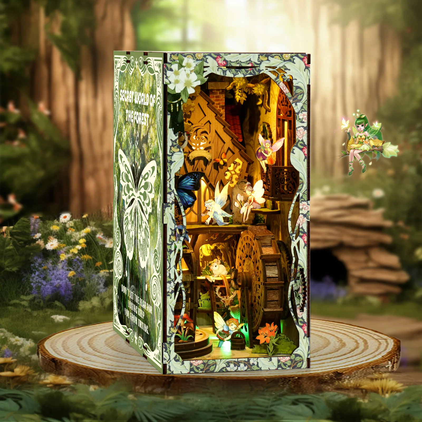 Fajny zestaw DIY do samodzieln – Diy Miniature Dollhouse Kit Book Nook recenzja i cena