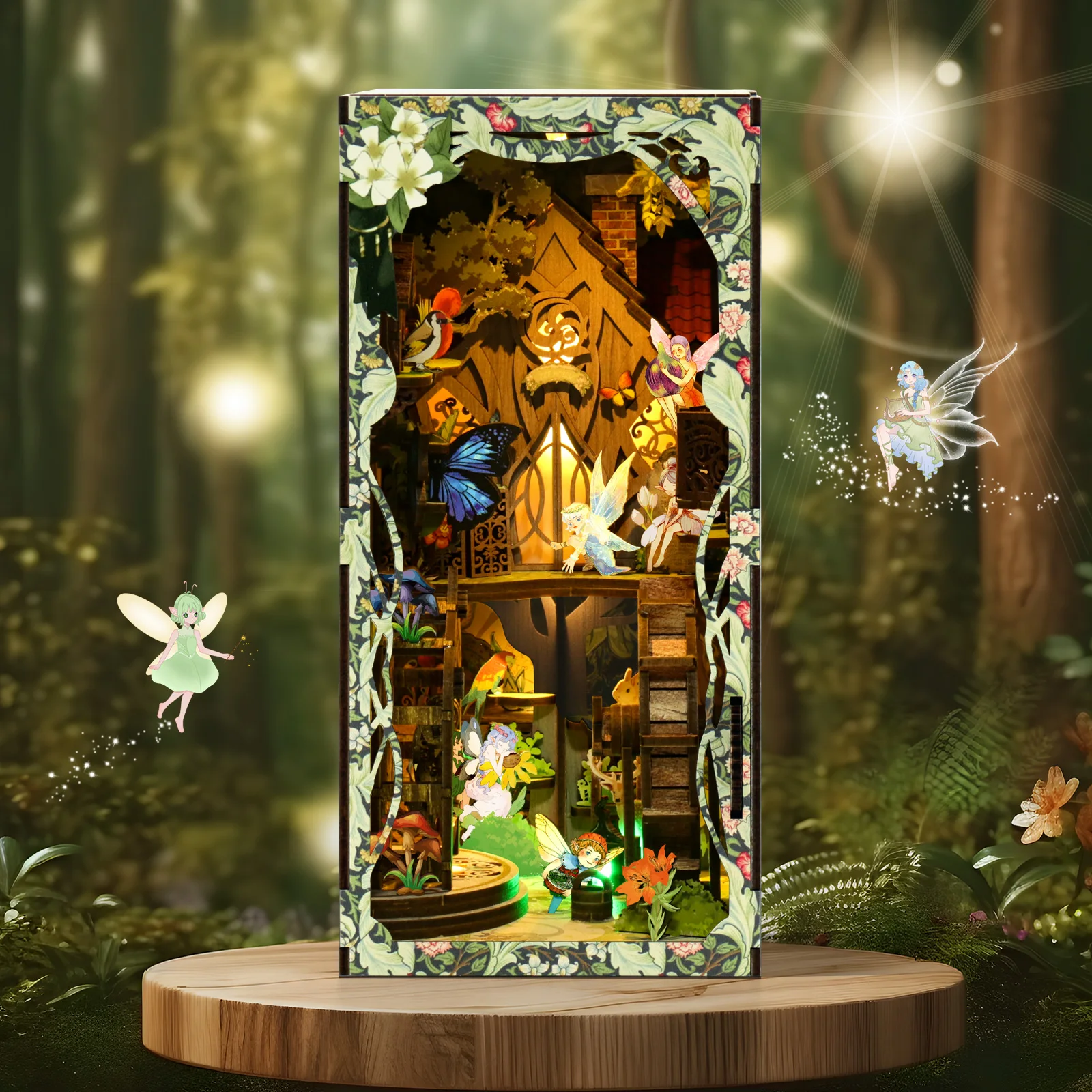 Fajny zestaw DIY do samodzieln – Diy Miniature Dollhouse Kit Book Nook recenzja i cena