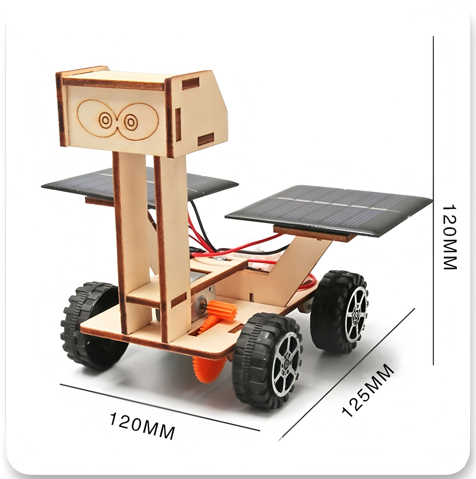 Samochód na energię słoneczną  – 3D Wooden Mechanical Puzzle Marble Run recenzja i cena
