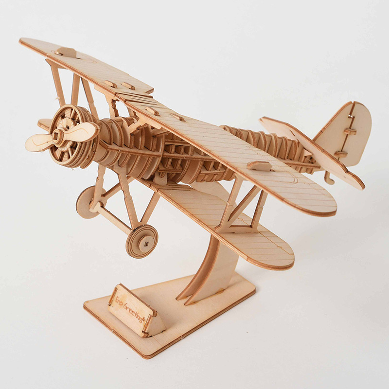 Drewniane puzzle 3D DIY - Lase – Laser Cut Wooden Model Kit Assembly recenzja i cena