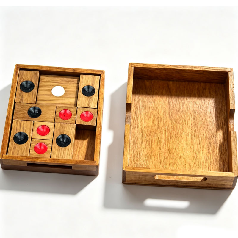 Klasyczna układanka HuaRongDao – 3D Wooden Mechanical Puzzle Marble Run recenzja i cena