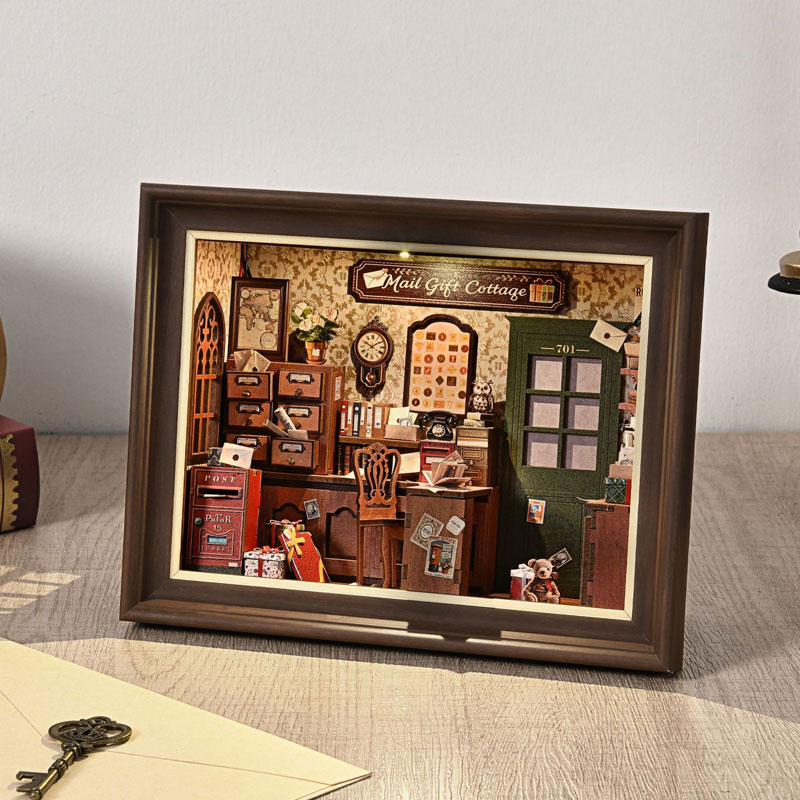 Zestaw DIY 3D Drewniany Kącik  – Miniature Led Light Kit For Dollhouse recenzja i cena