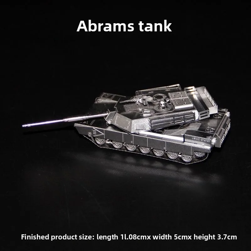 M1 Abrams – metalowy model czo – Metal 3D Puzzle Stainless Model Kit recenzja i cena