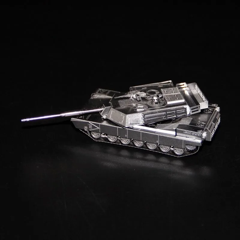 M1 Abrams – metalowy model czo – Metal 3D Puzzle Stainless Model Kit recenzja i cena
