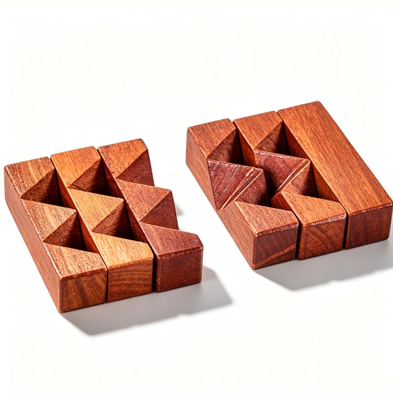 Drewniana układanka z węzłami, – 3D Wooden Mechanical Puzzle Marble Run recenzja i cena