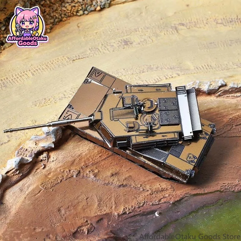 M1 Abrams – główny czołg bojow – Metal 3D Puzzle Stainless Model Kit recenzja i cena