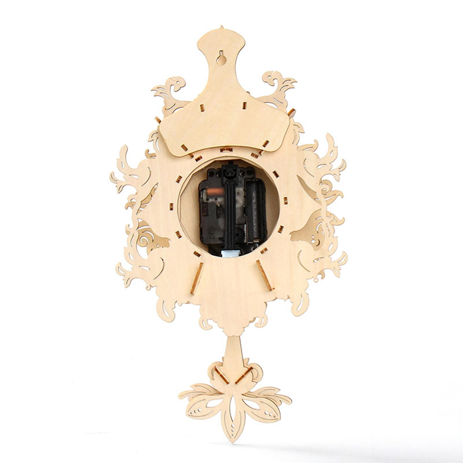 Zestaw do samodzielnego montaż – Wooden Clock Puzzle Mechanical Pendulum recenzja i cena