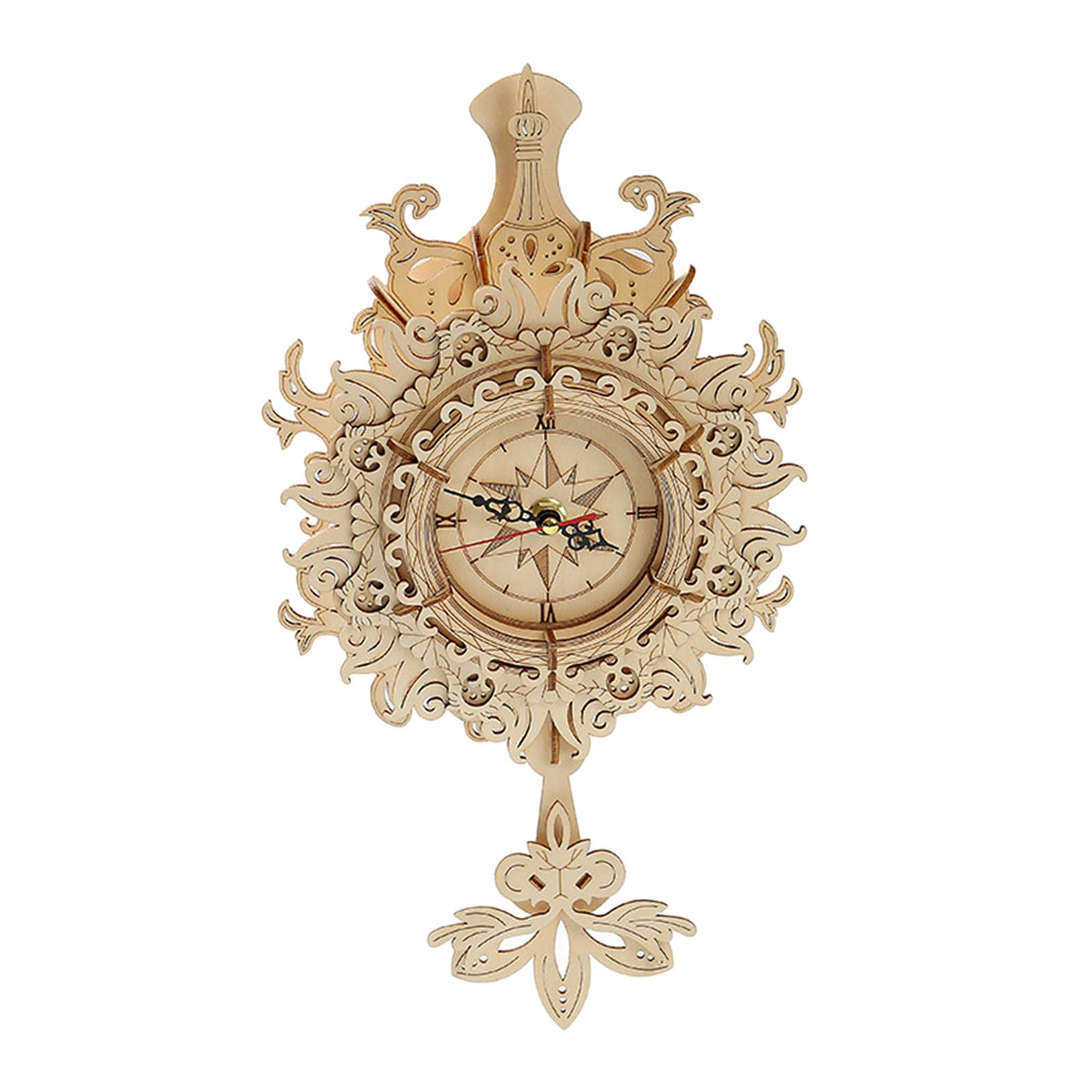Zestaw do samodzielnego montaż – Wooden Clock Puzzle Mechanical Pendulum recenzja i cena