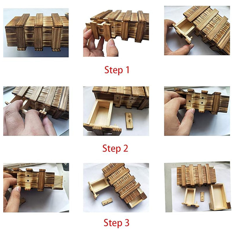 Klasyczna drewniana łamigłówka – 3D Wooden Mechanical Puzzle Marble Run recenzja i cena