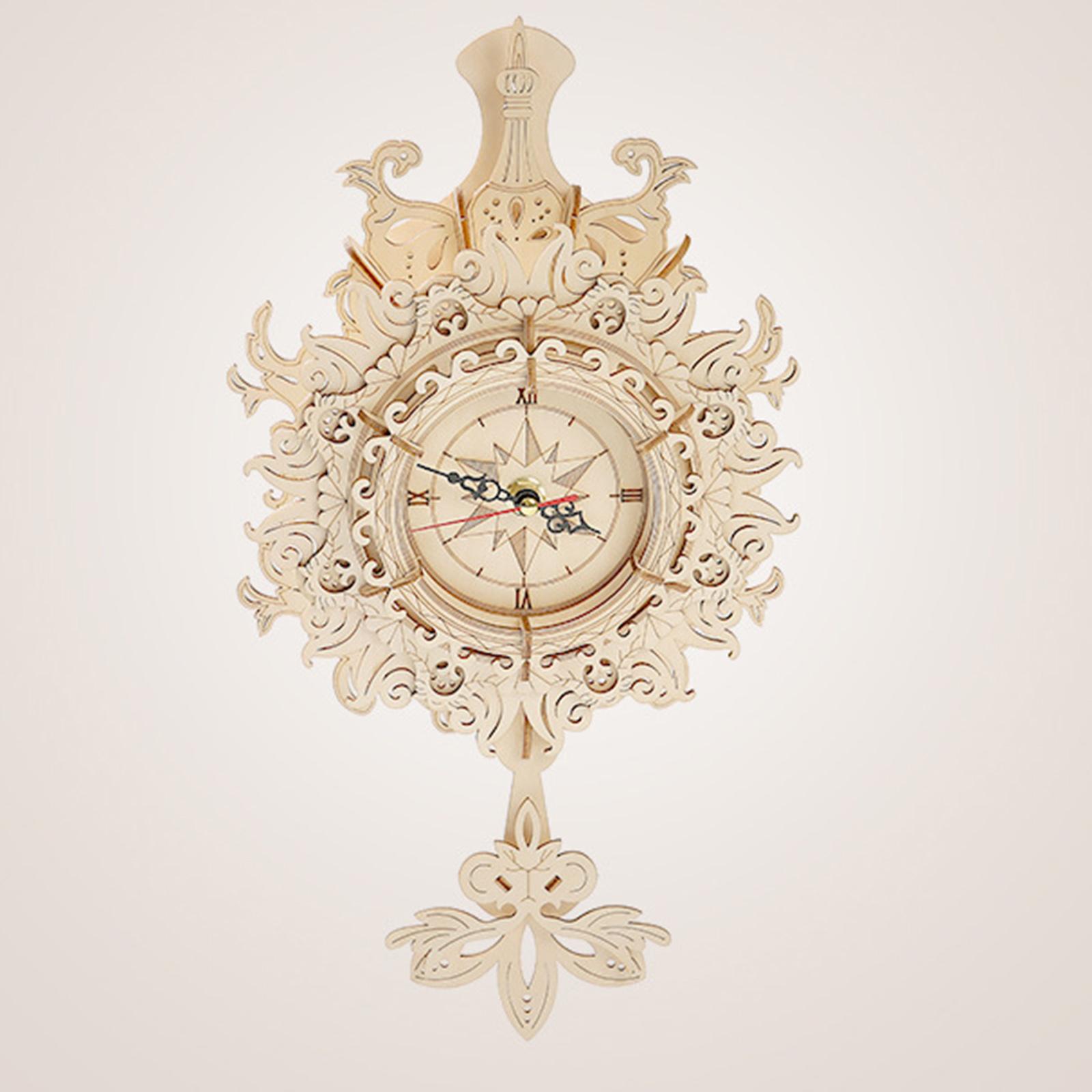 Zestaw do samodzielnego montaż – Wooden Clock Puzzle Mechanical Pendulum recenzja i cena
