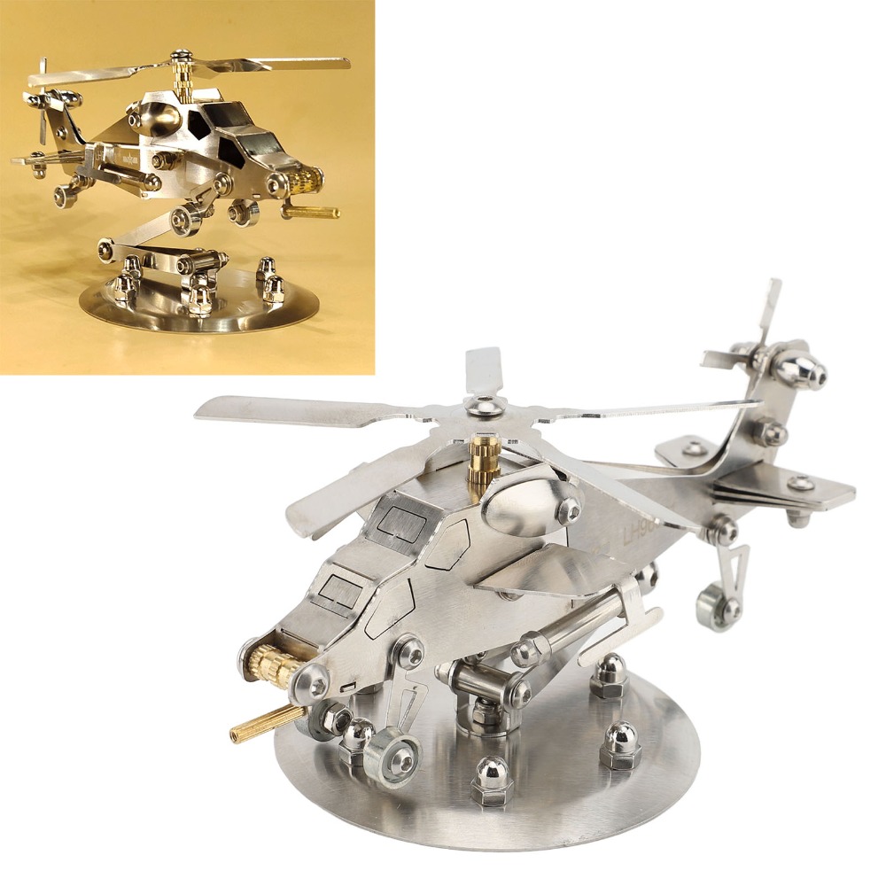 Zestaw modelu helikoptera ze s – Metal 3D Puzzle Stainless Model Kit recenzja i cena
