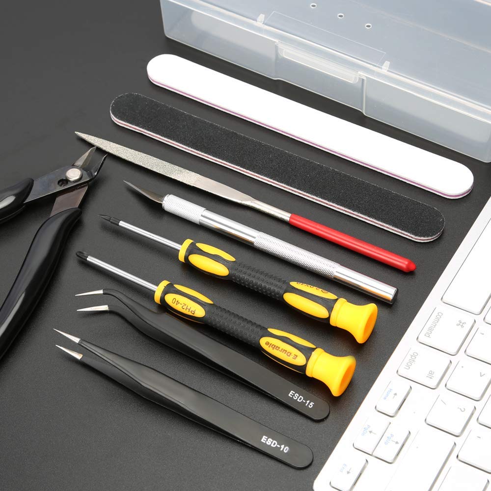 Zestaw narzędzi do budowania m – Modeling Tool Kit Tweezers Hobby Knife recenzja i cena
