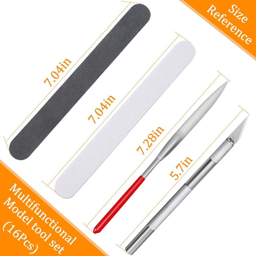 Zestaw narzędzi do budowania m – Modeling Tool Kit Tweezers Hobby Knife recenzja i cena