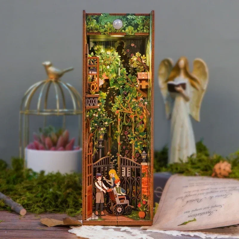 Zestaw DIY do samodzielnego wy – Diy Miniature Dollhouse Kit Book Nook recenzja i cena