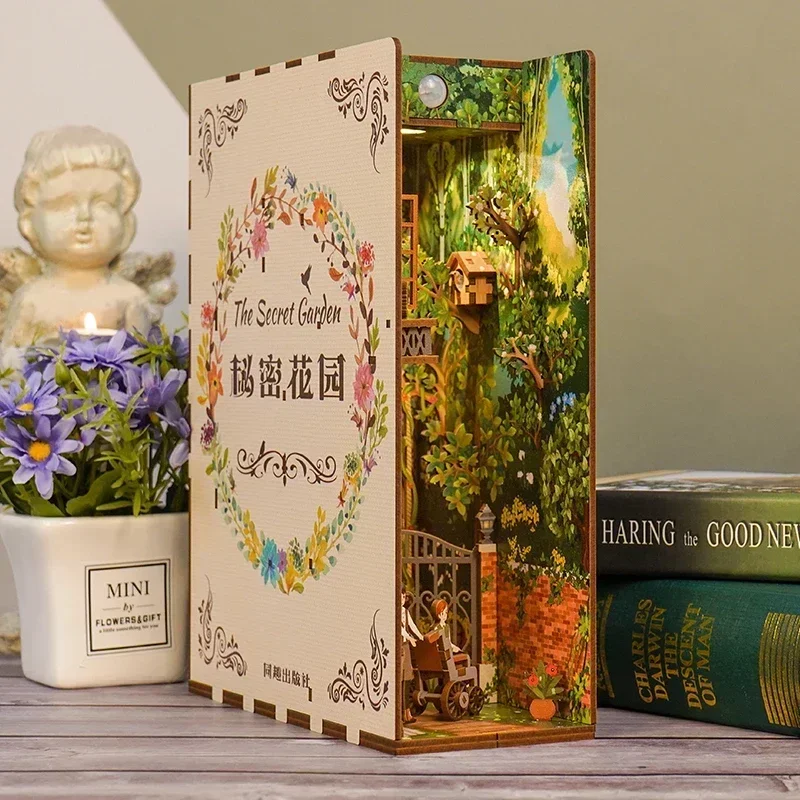 Zestaw DIY do samodzielnego wy – Diy Miniature Dollhouse Kit Book Nook recenzja i cena