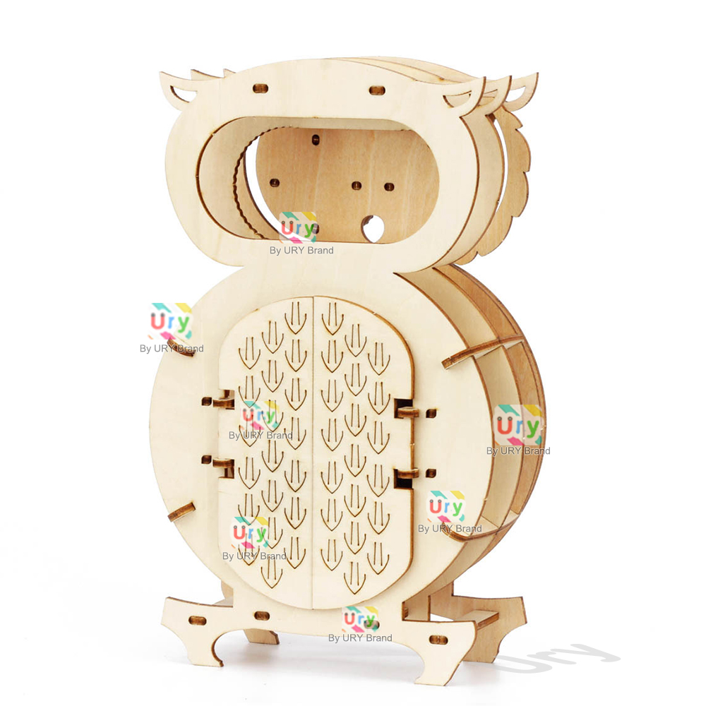 Ury 3D Drewniane Puzzle Retro  – Wooden Clock Puzzle Mechanical Pendulum recenzja i cena