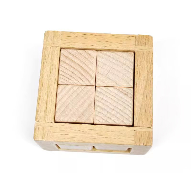 Edukacyjne zabawki rozwiązywan – 3D Wooden Mechanical Puzzle Marble Run recenzja i cena