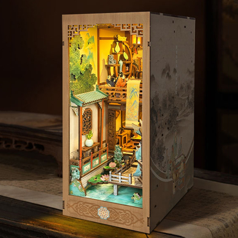 Zestaw do samodzielnego wykona – Diy Miniature Dollhouse Kit Book Nook recenzja i cena