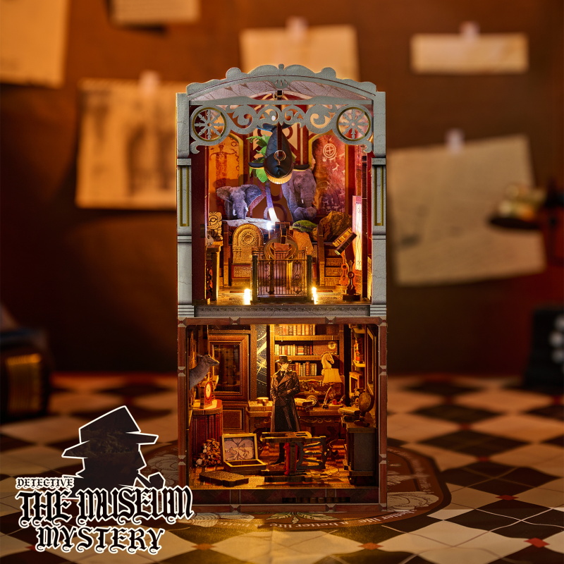 Zuuton DIY Book Nook Kit The M – Diy Miniature Dollhouse Kit Book Nook recenzja i cena