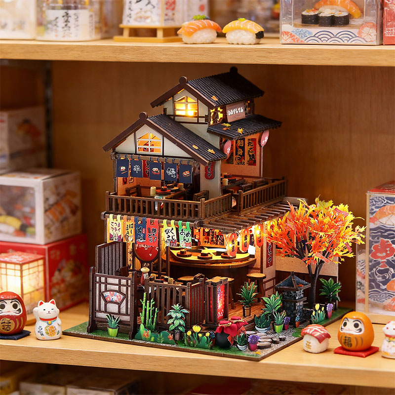 Japońska Izakaya Sushi Restaur – Miniature Led Light Kit For Dollhouse recenzja i cena