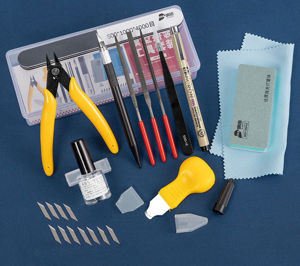 Zestaw narzędzi do modeli Gund – Modeling Tool Kit Tweezers Hobby Knife recenzja i cena