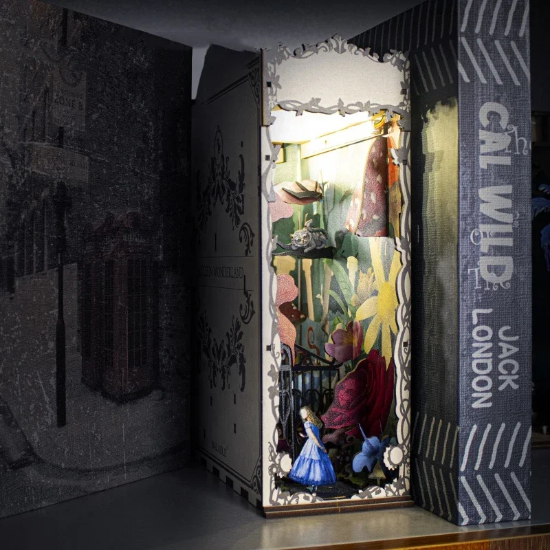 Podpórki do książek Podręcznik – Diy Miniature Dollhouse Kit Book Nook recenzja i cena