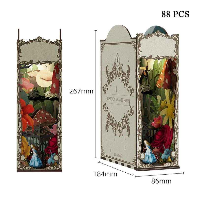 Podpórki do książek Podręcznik – Diy Miniature Dollhouse Kit Book Nook recenzja i cena