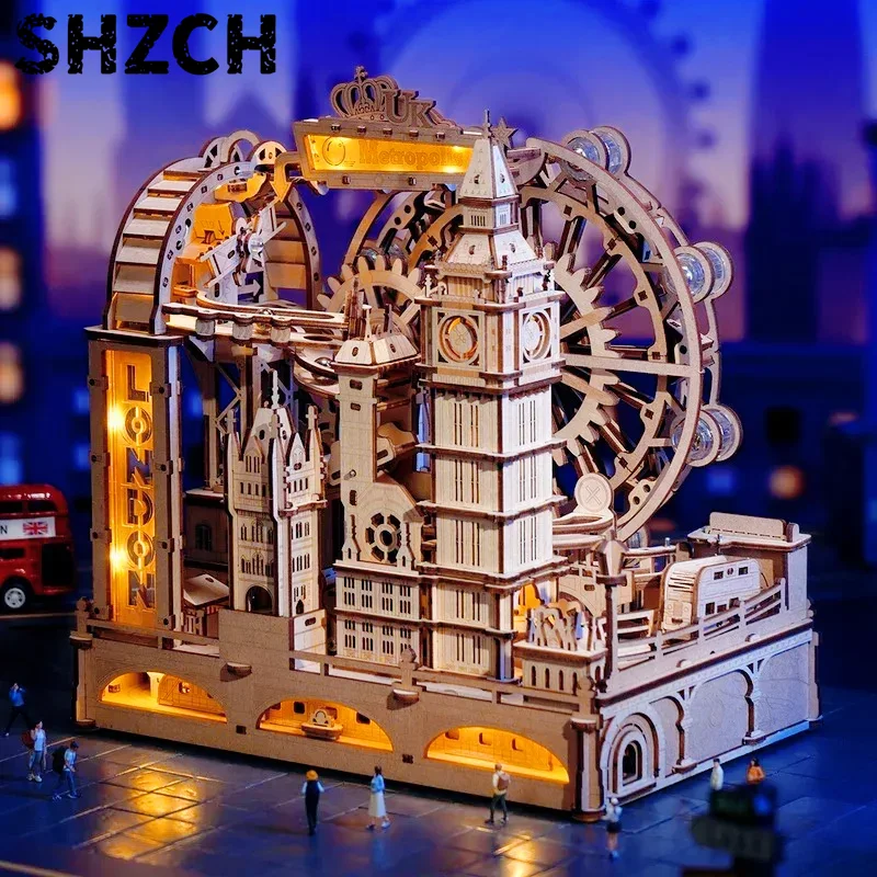 3D Drewniana Układanka Marmuro – 3D Wooden Mechanical Puzzle Marble Run recenzja i cena