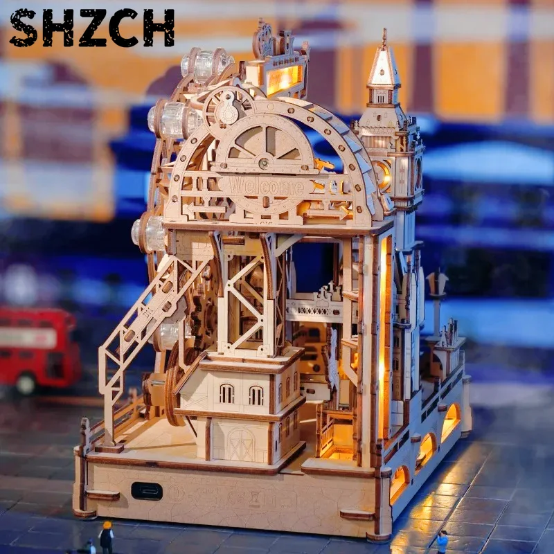 3D Drewniana Układanka Marmuro – 3D Wooden Mechanical Puzzle Marble Run recenzja i cena