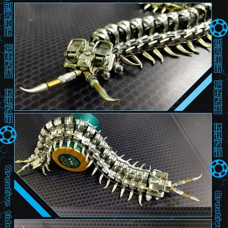 Metalowy model stonogi 3D, zes – Metal 3D Puzzle Stainless Model Kit recenzja i cena