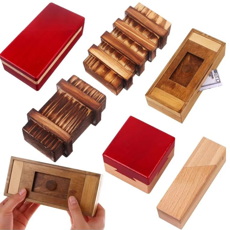 Drewniana Skrzynka Puzzle z Ta – 3D Wooden Mechanical Puzzle Marble Run recenzja i cena